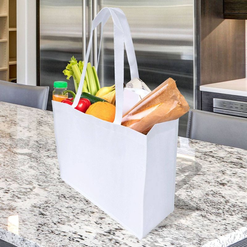 12pc Gift Bags White