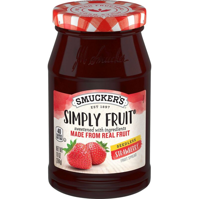 Smucker's Simply Fruit Strawberry Seedless Spreadable Fruit - 10oz
