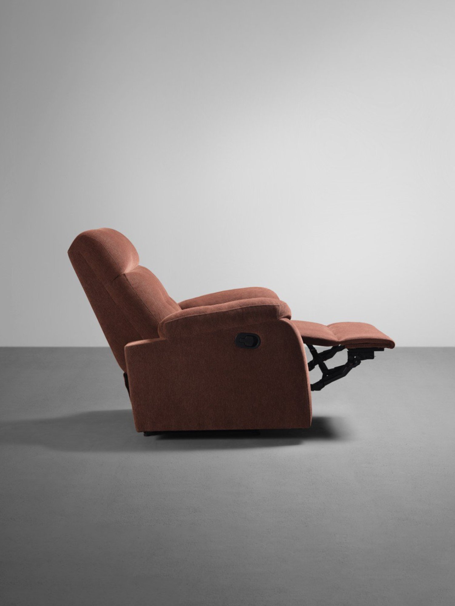 Durian Berry Black Premium Leatherette 2 Seater Sofa