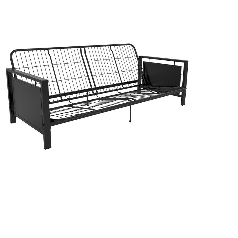 Henley Metal Arm Futon Frame Black Metal - Dorel Home Products