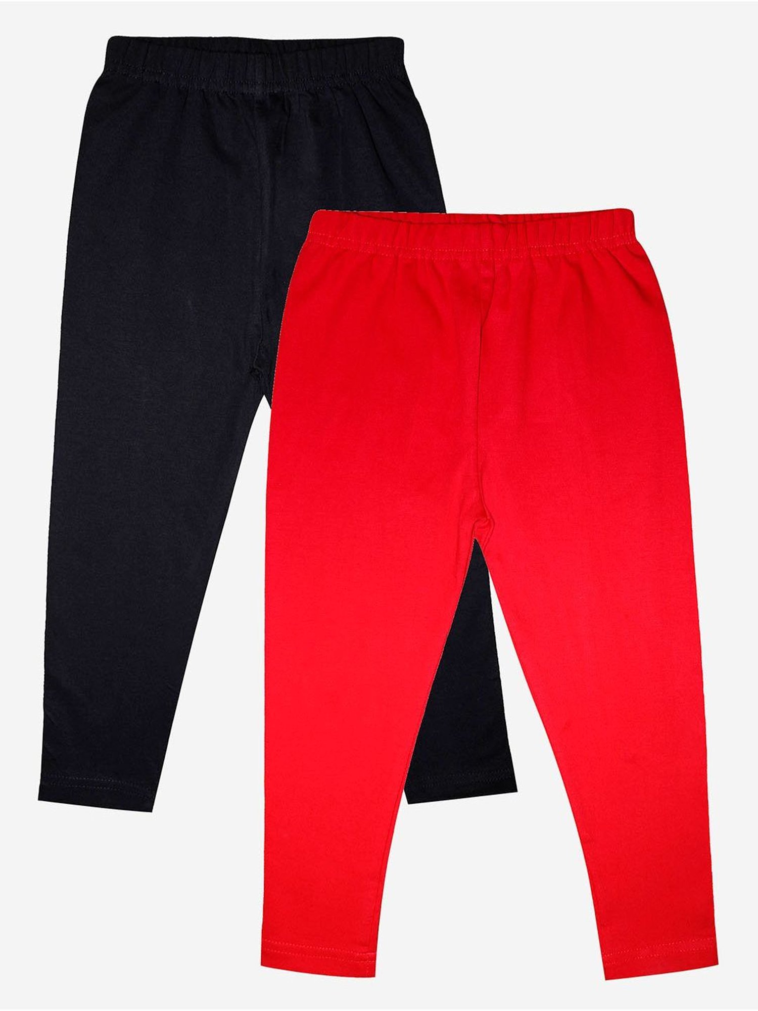 Pantaloons Junior Pink Cotton Embellished Leggings