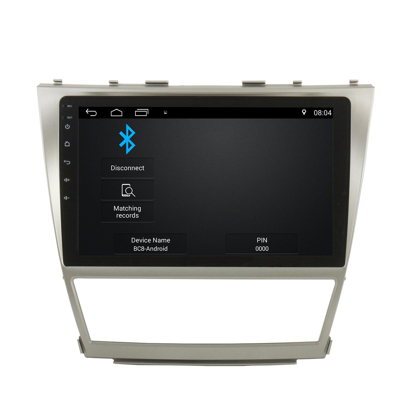 Otto Navi In Dash Navigation System 10" Android GPS Navigation Multimedia Radio w/ Bluetooth for 2007-2011 Toyota Camry OE Fitment (Plug-N-Play)