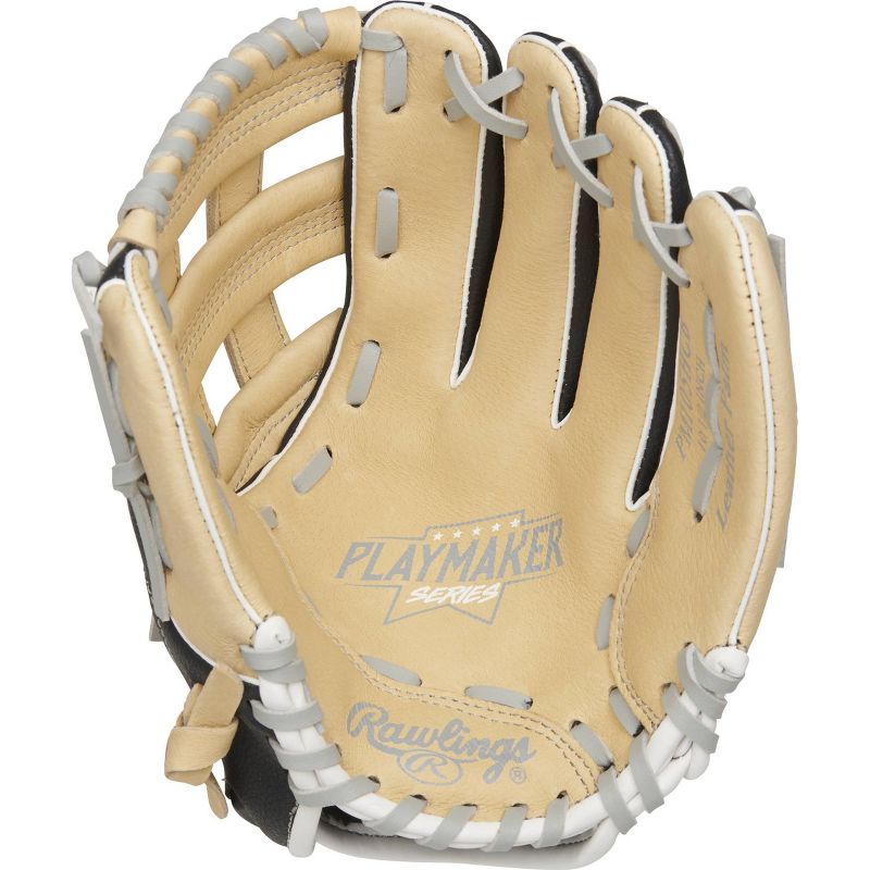 Rawlings Playmaker 10.5" T Ball Glove - Black/Brown