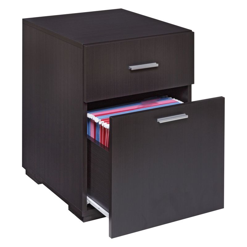 2 Drawer Cabinet Espresso - OneSpace
