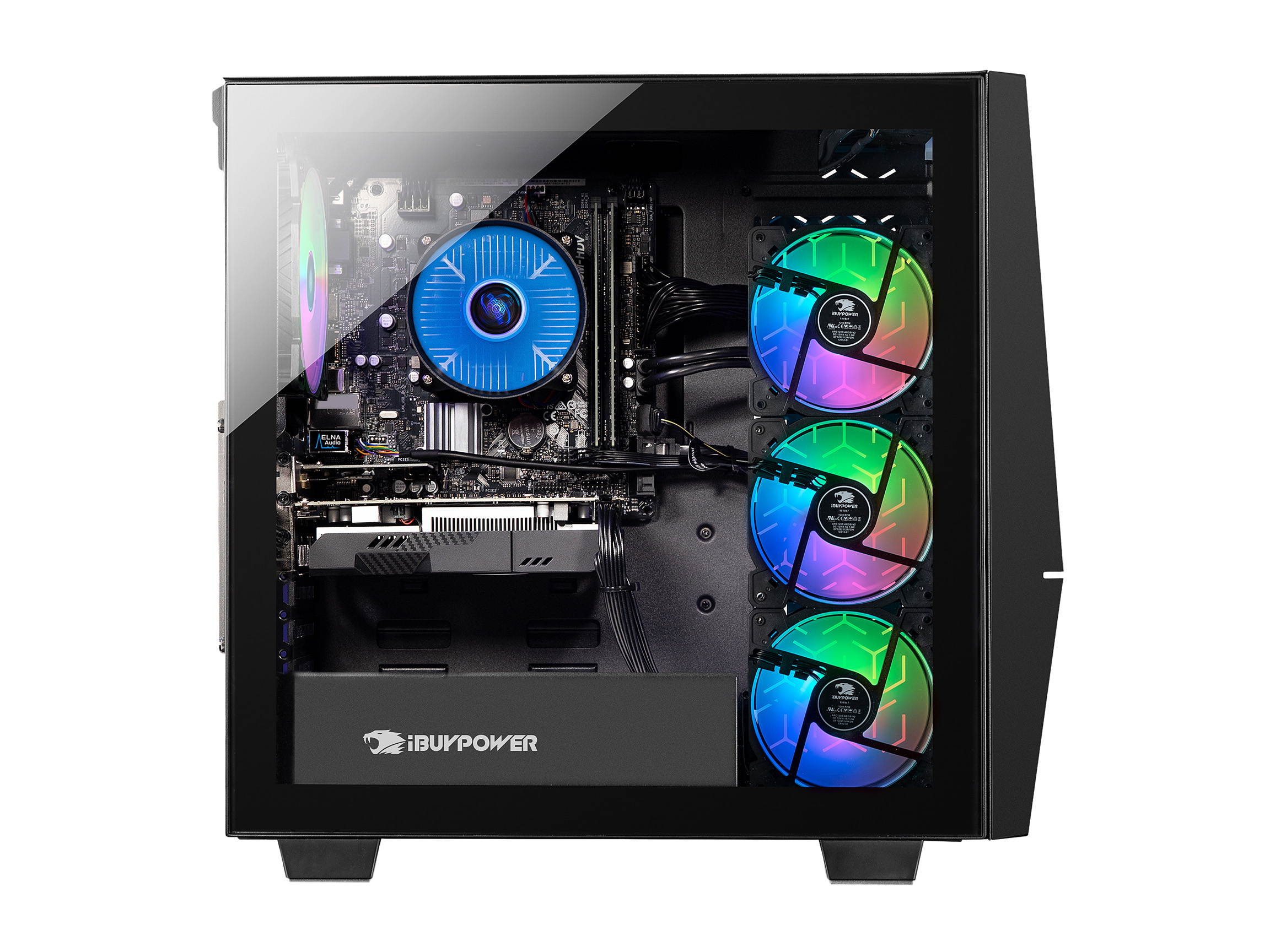 iBUYPOWER Slate 4 163A - AMD Ryzen 5 3600 - Radeon RX 580 - 16 GB DDR4 - 1 TB HDD - 240 GB SATA SSD - Windows 10 Home - Gaming Desktop