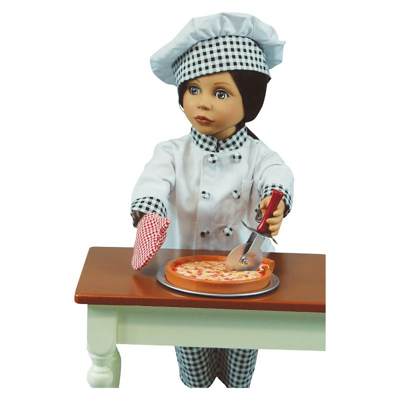 The Queen's Treasures 18" Doll Food Kitchen Accessories, Cheeze Pizza With Cut Out Slice & Real Pizza Box