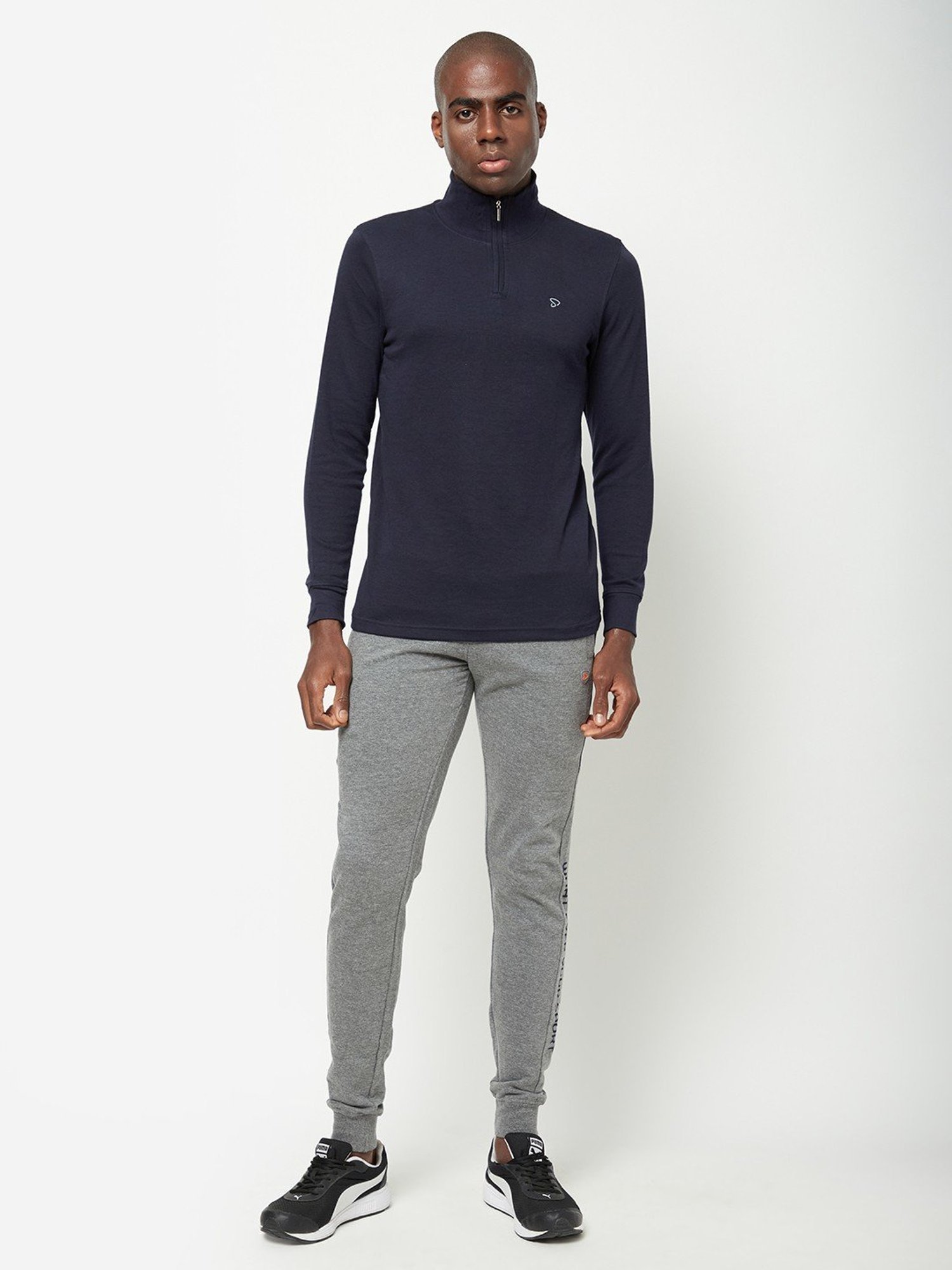 Sporto Navy Slim Fit T-Shirt