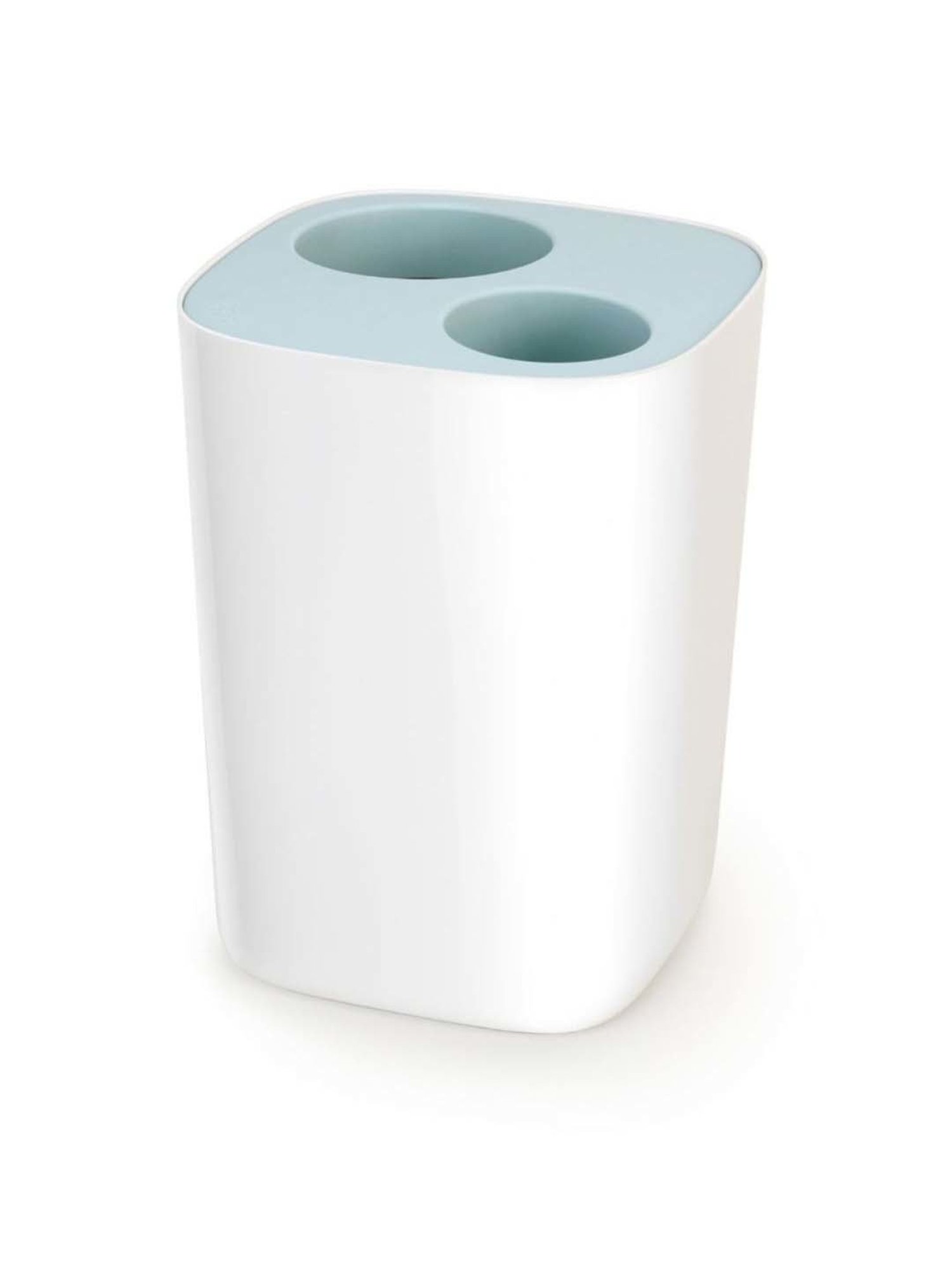 Joseph Joseph Split Light Blue Plastic Waste & Recycling Bin (8 L)