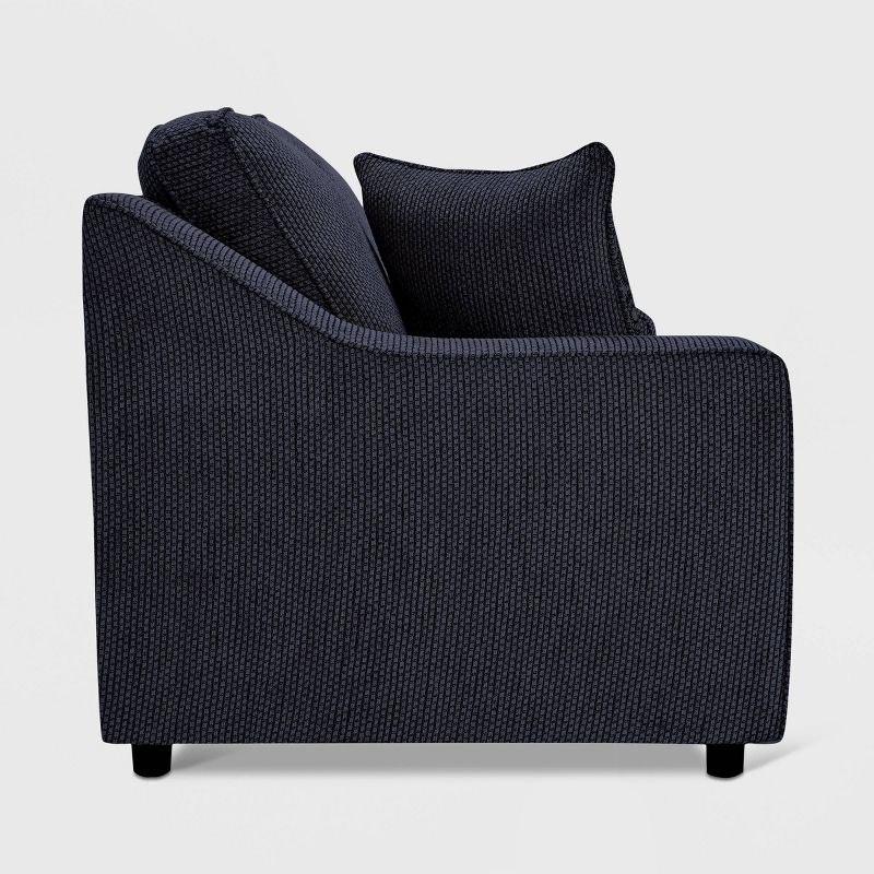 Clark Loveseat Dark Blue - True Seating