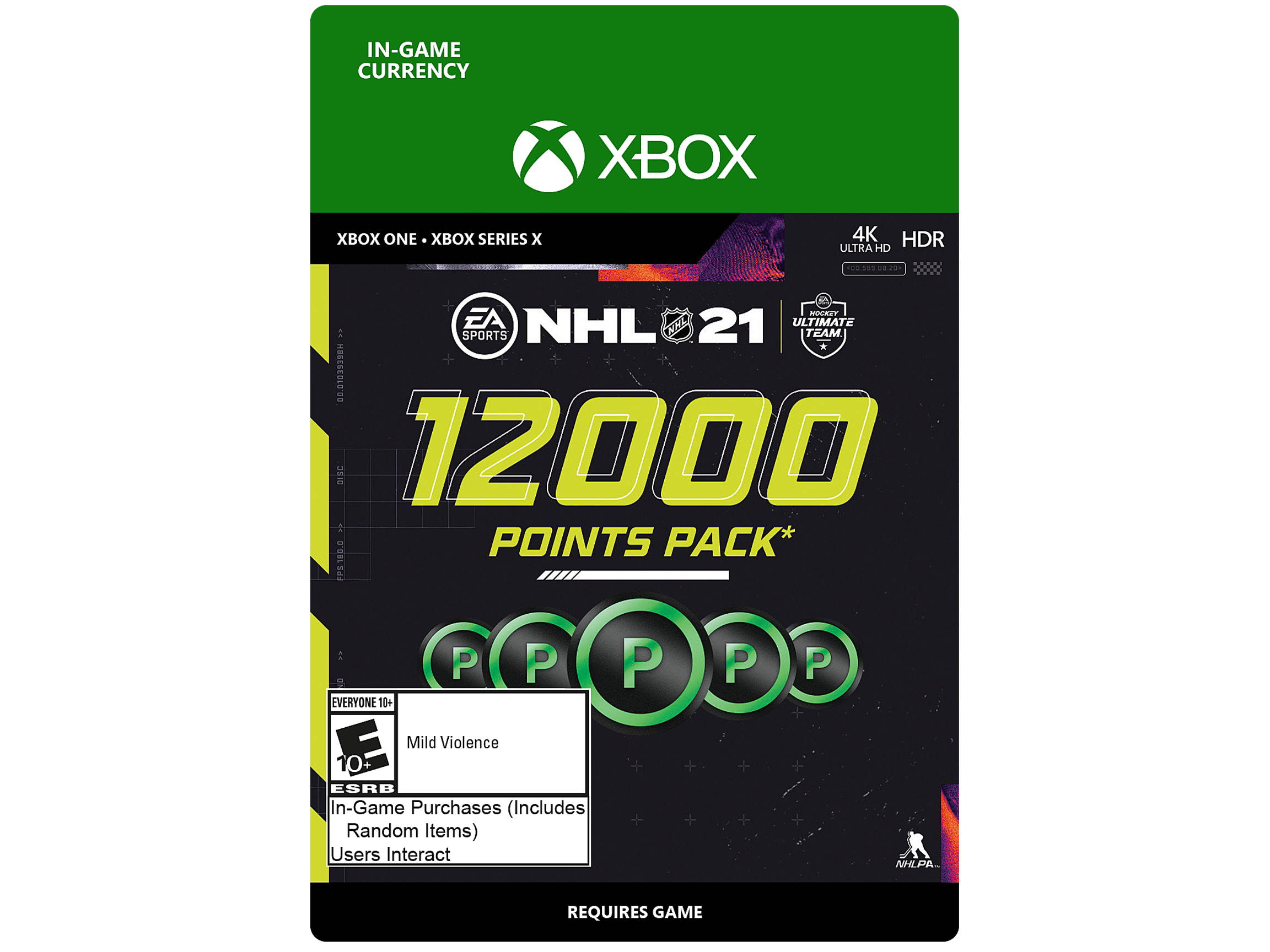 NHL 21: 12000 Points Xbox Series X | S / Xbox One [Digital Code]