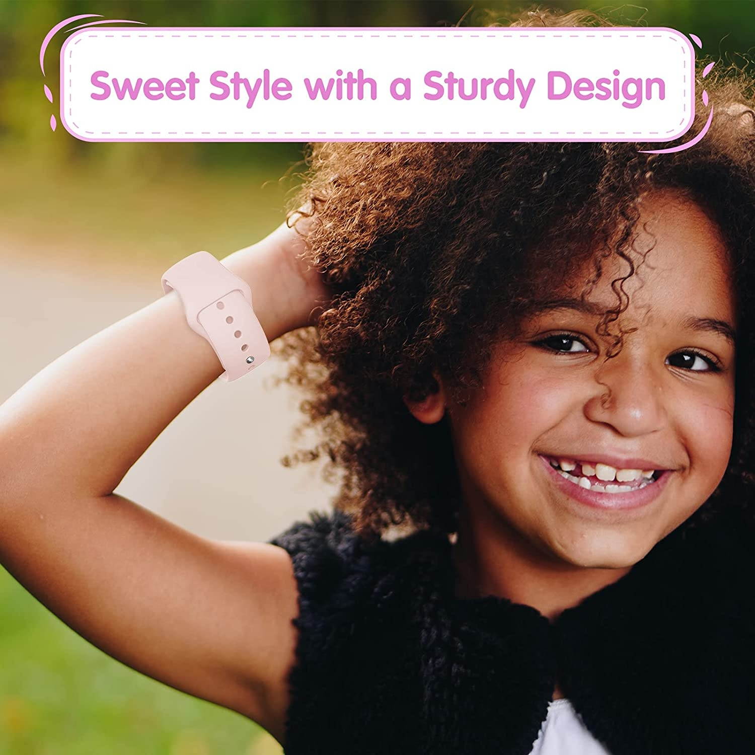 (2 Pack) Kids/Adults Anti-Lost Bracelet for AirTag, iZi Way Soft Silicone Wristband Watch Band Waterproof Protective Case Cover Holder for Apple Air Tag Tracker - Orange/Yellow