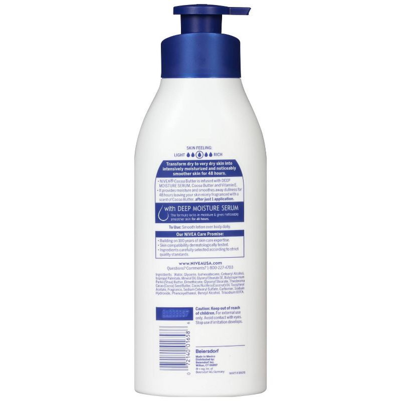 NIVEA Cocoa Butter Body Lotion - 33.8 fl oz
