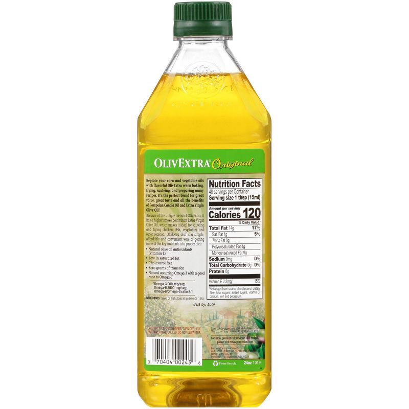 Pompeian OlivExtra Canola Extra Virgin Olive Oil - 24oz