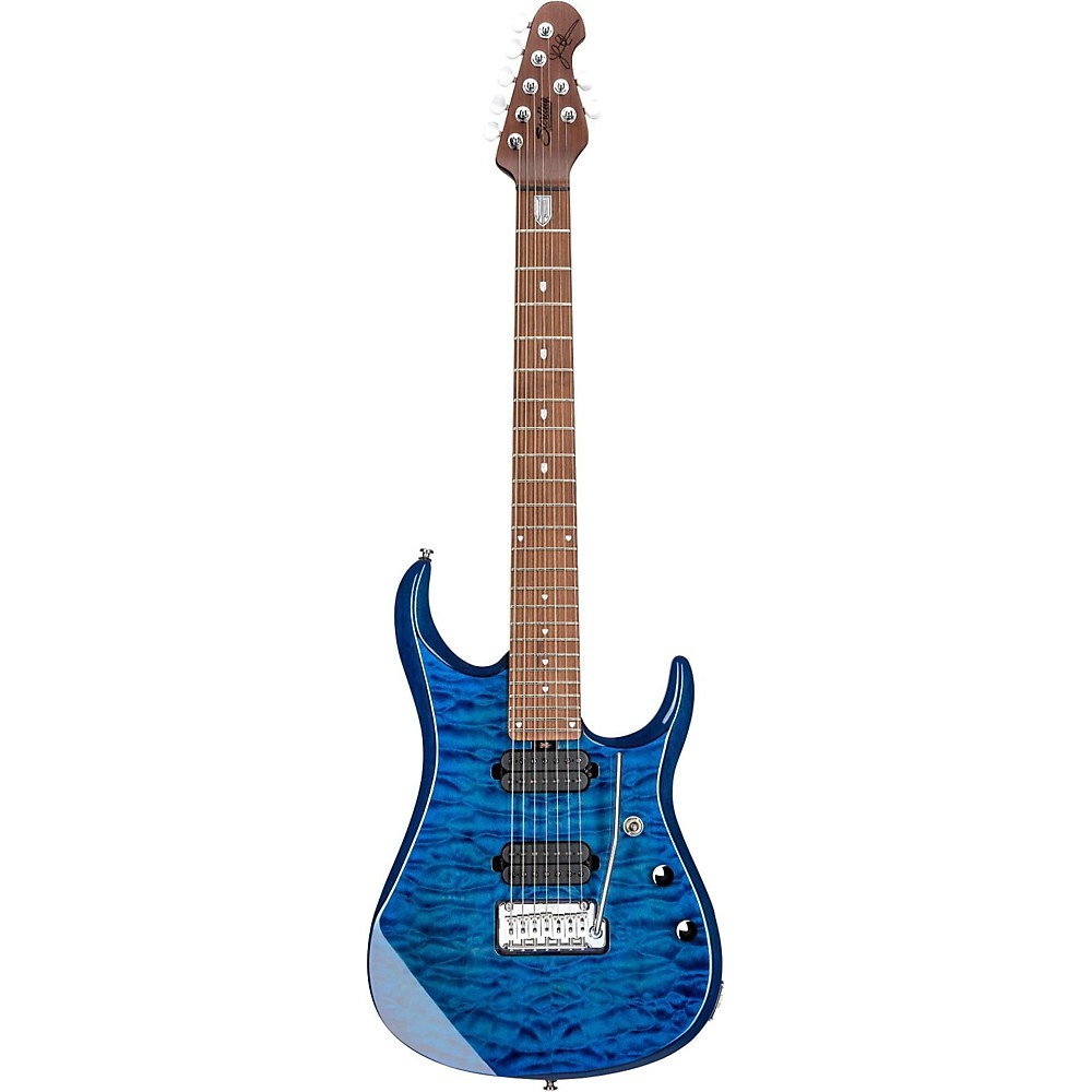 Sterling by Music Man John Petrucci Signature Series 7 String Electric Guitar Neptune Blue