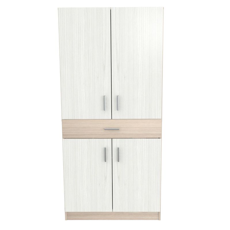 Computer Work Center Washed Oak - Inval