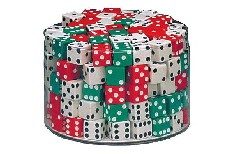 Creativity Street Drum of Dice, set of 144