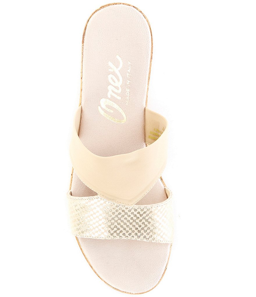 Onex Izabel Cork Wedge Slides