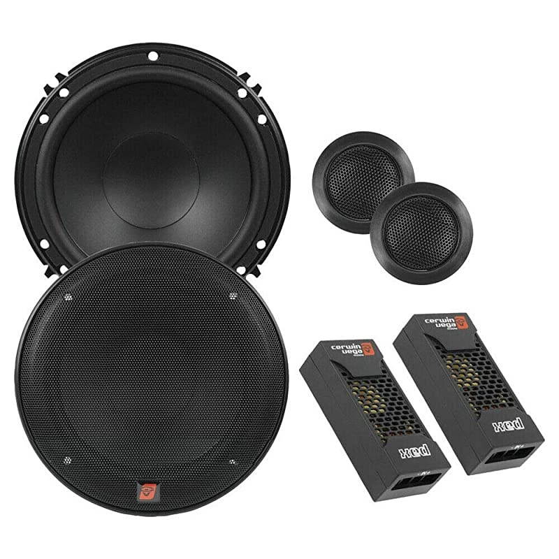 XED650C 65Inch 300 Watts Max 2Way Component Speaker Set Black
