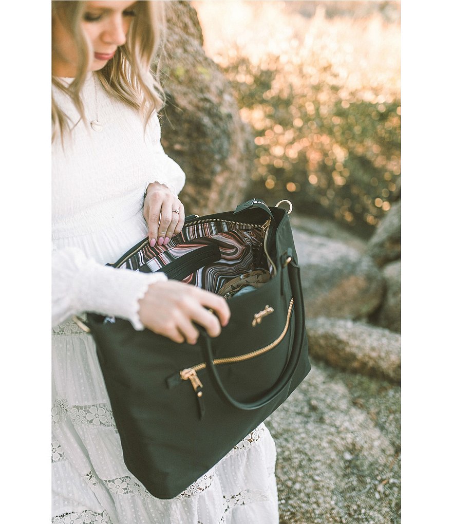 Ju-Ju-Be Eco Leather Zip Top Tote Bag