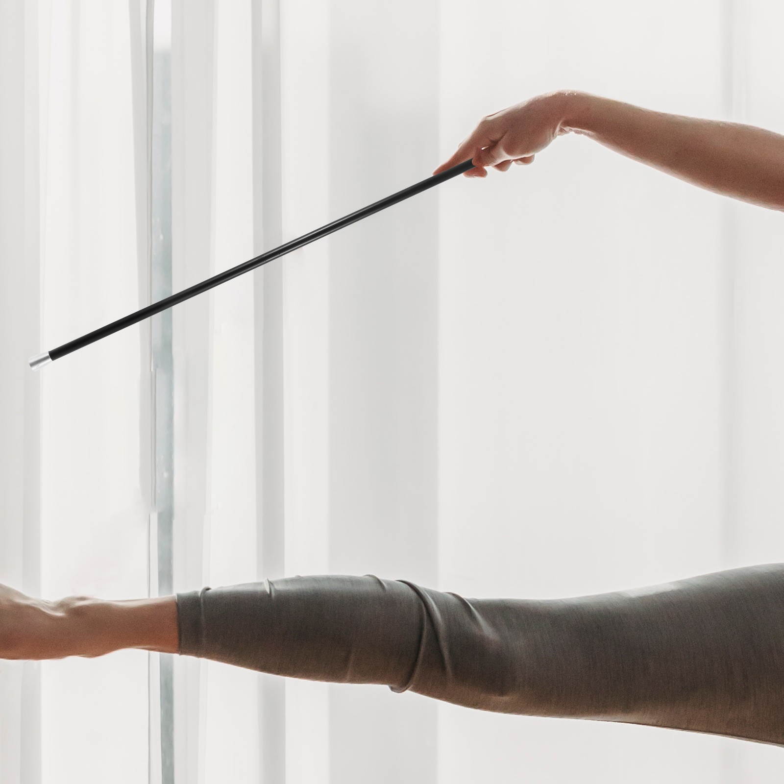 1pc Practical Two-section Arts Entertainment Tool Dancing Stick Stage Tricks Wand