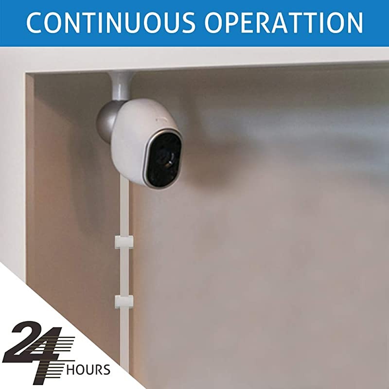 Outdoor Quick Charge 30 Power Adapter Continuously Power Supply Compatible with Arlo Pro Arlo Pro 2 and Arlo Go 164 ft5 m Long and Thin Cable