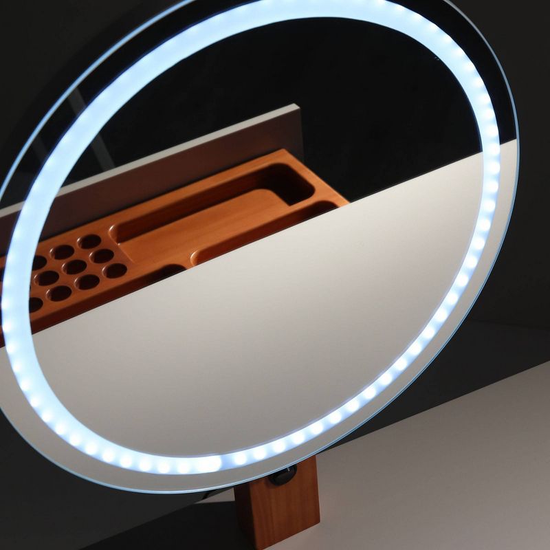 Salisbury Vanity w/Mirror White - Chique