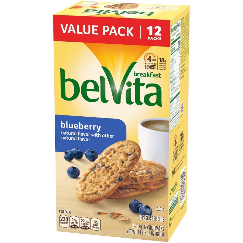 belVita Blueberry Breakfast Biscuits - 12ct