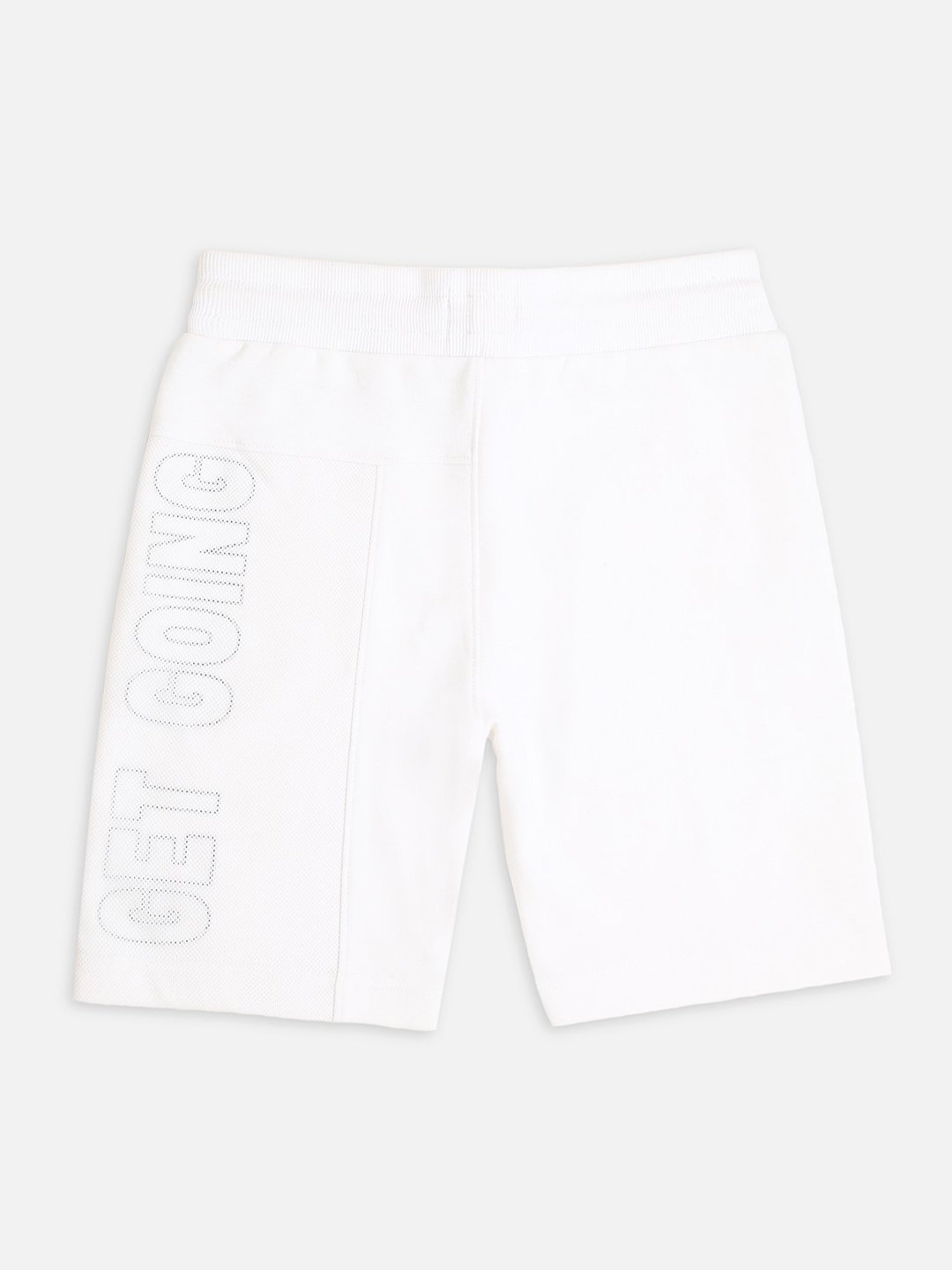 Pepe Jeans Kids White Solid Shorts