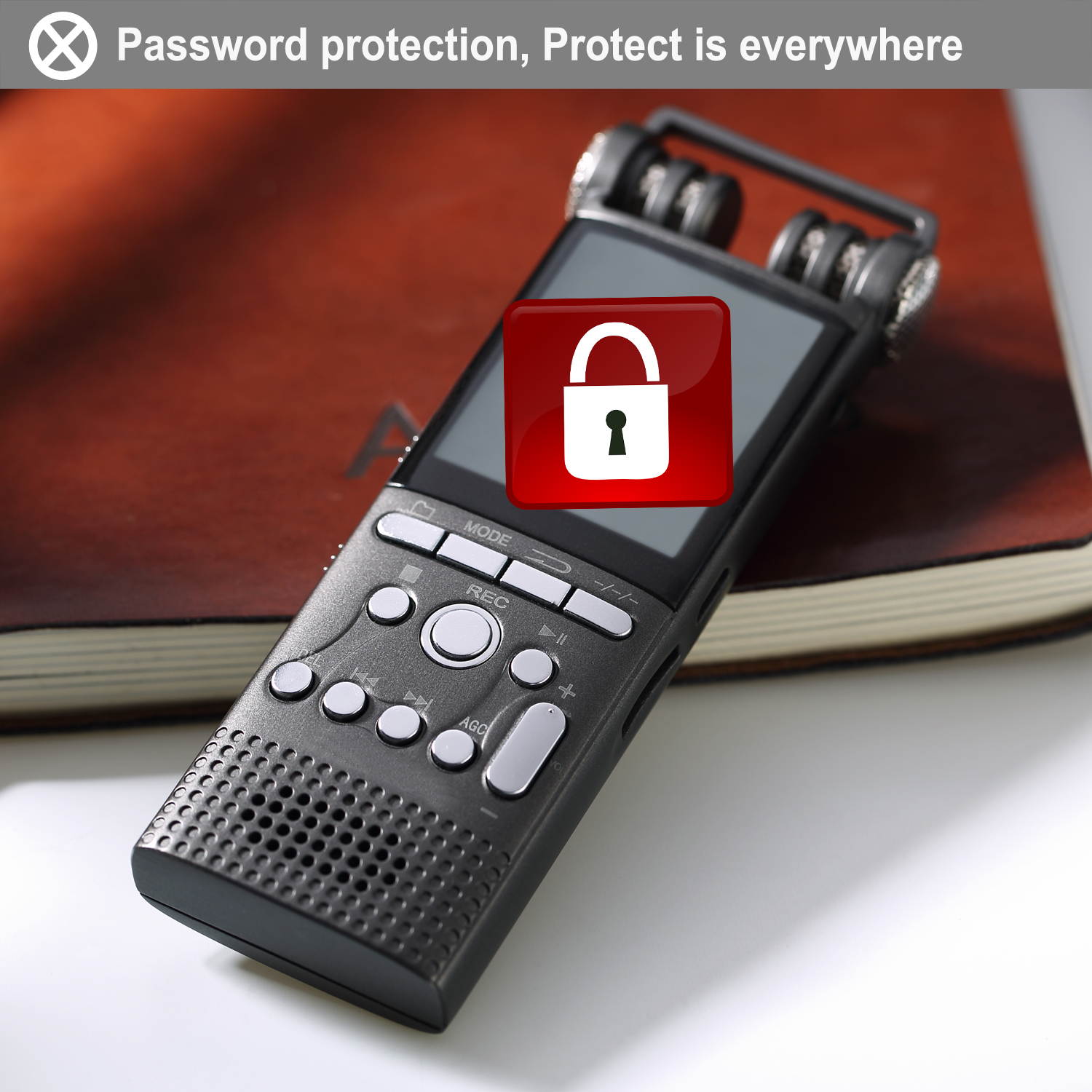 Professional Voice Activated Digital Voice Recorder 16GB USB Spy Pen Non-Stop 70hrs Recording PCM 1536Kbps,Support TF-Card, Cellphone Recorder and Dictaphone Recorder