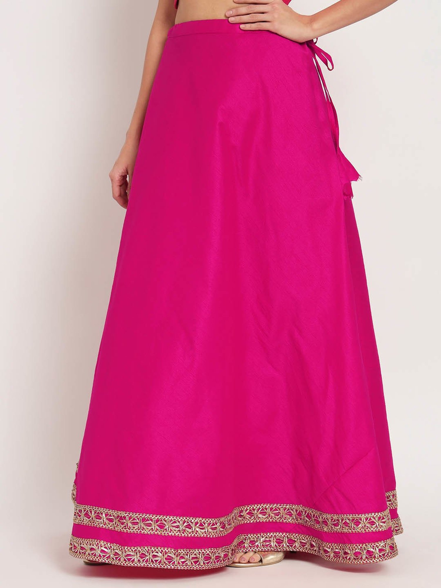 studiorasa Pink Dupion Skirt