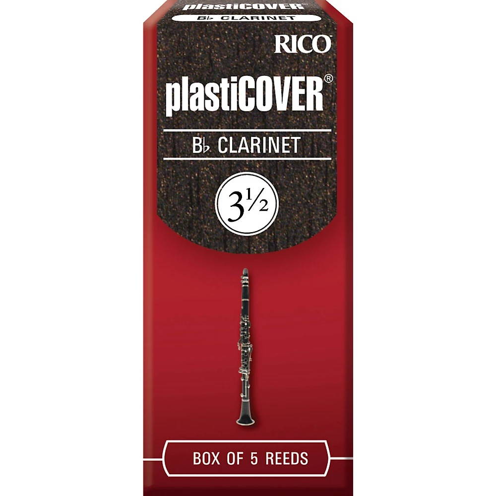 Rico Plasticover Bb Clarinet Reeds Strength 3.5 Box of 5