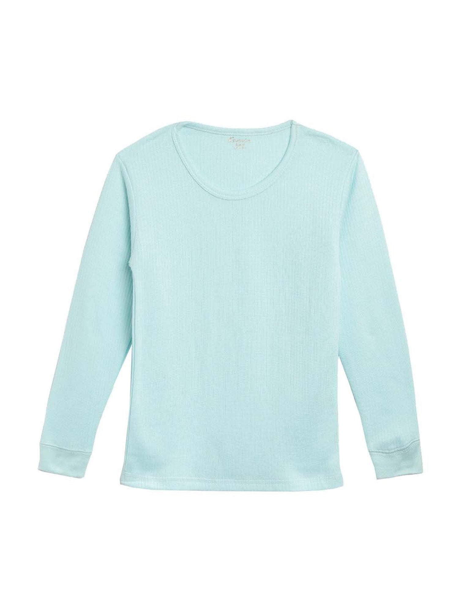 Kanvin Kids Aqua Regular Fit Thermal Tops - Set of 2