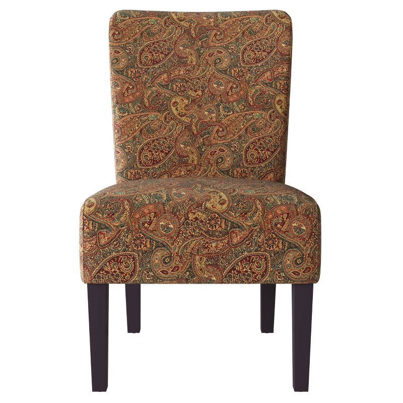2pk Dennis Armless Chairs Paisley - Handy Living