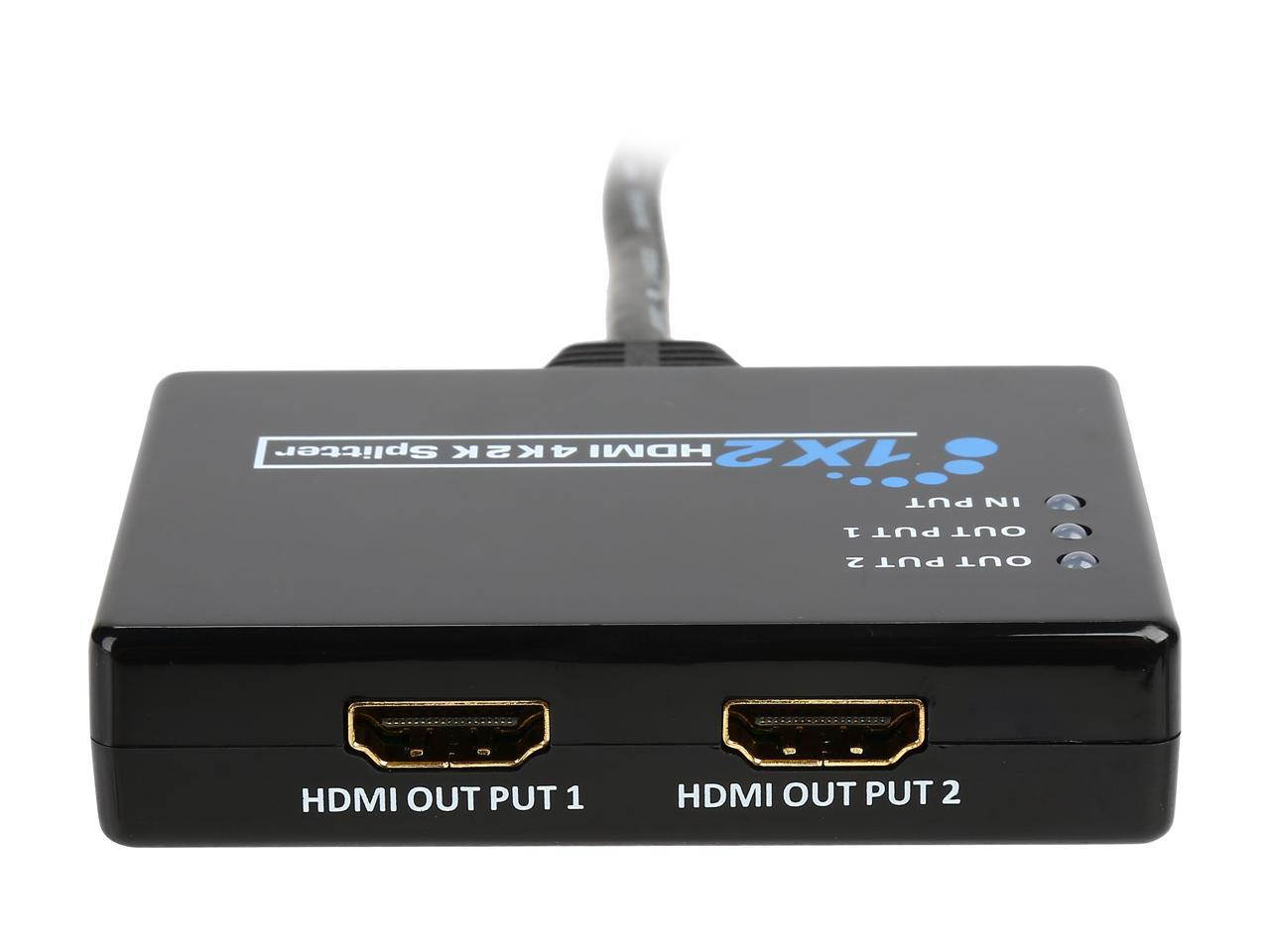 SA HMSP102KT Pigtail 1 x 2 HDMI 4K2K Amplifier Splitter Full 3D