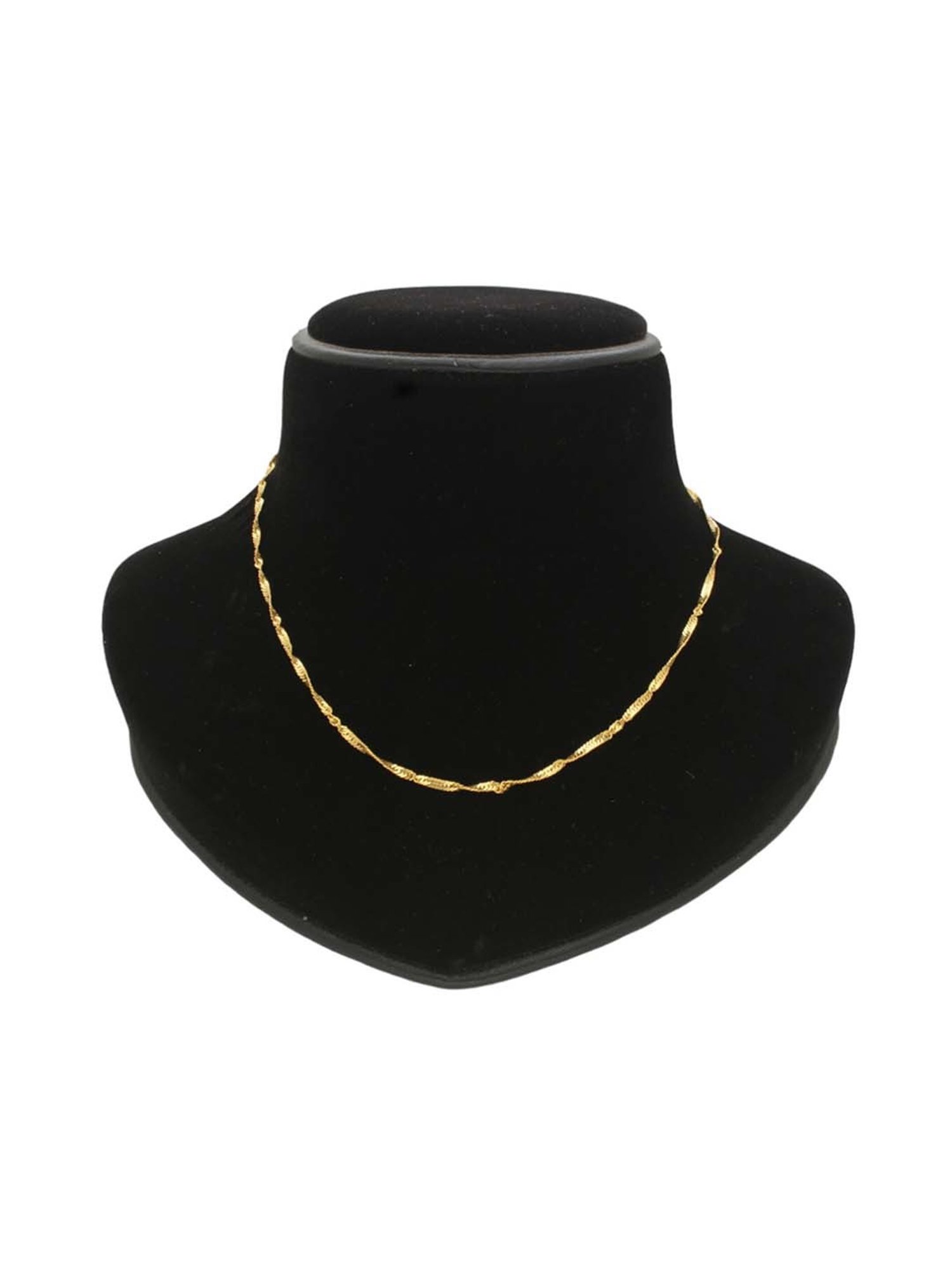 Sri Jagdamba Pearls 22k Vera Plain Gold Chain