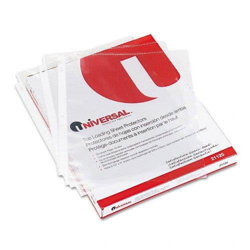 Universal : Top-Load Poly Sheet Protectors, Standard, Letter, Clear, 100/box -:- Sold as 2 Packs of - 100 - / - Total of 200 Each