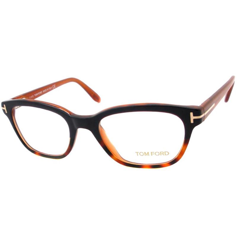 Tom Ford  083 Unisex Square Eyeglasses Brown 49mm