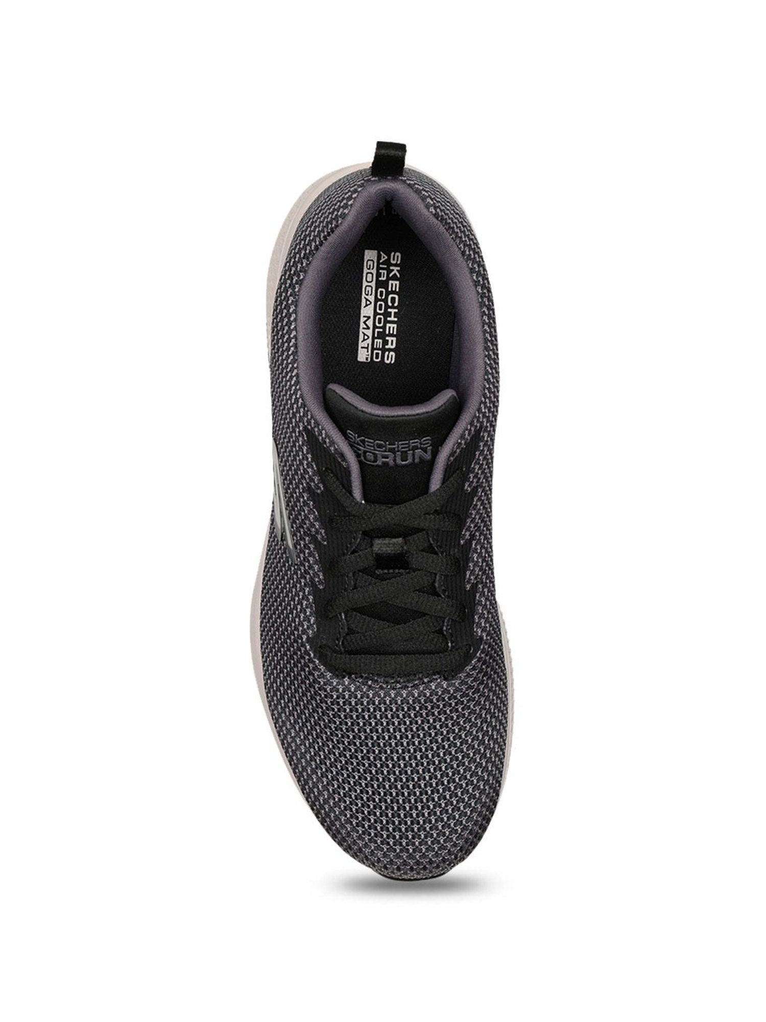 Skechers Women's GO RUN CONSISTENT-GLACIER RUN Black Mauve Running Shoes