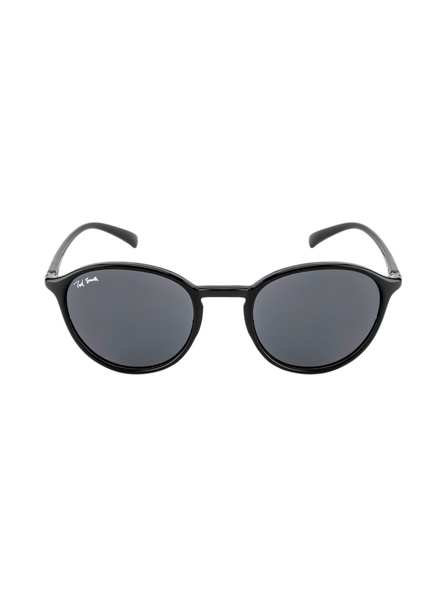 Ted Smith Grey Round UV Protection Unisex Sunglasses