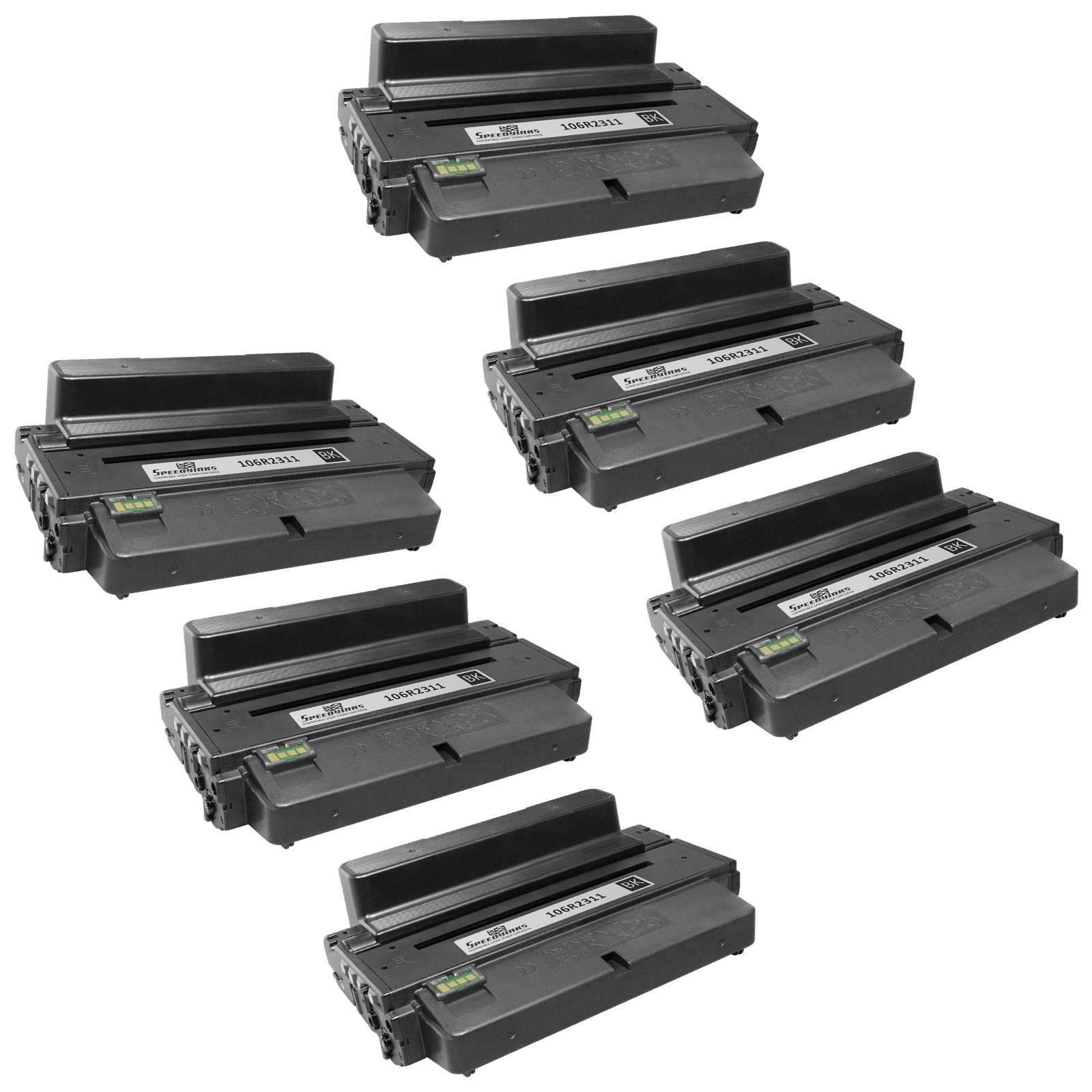 Speedy Inks - 2pk Compatible Xerox 3325 3315 106R02311 Laser Toner Cartridge Black Toner