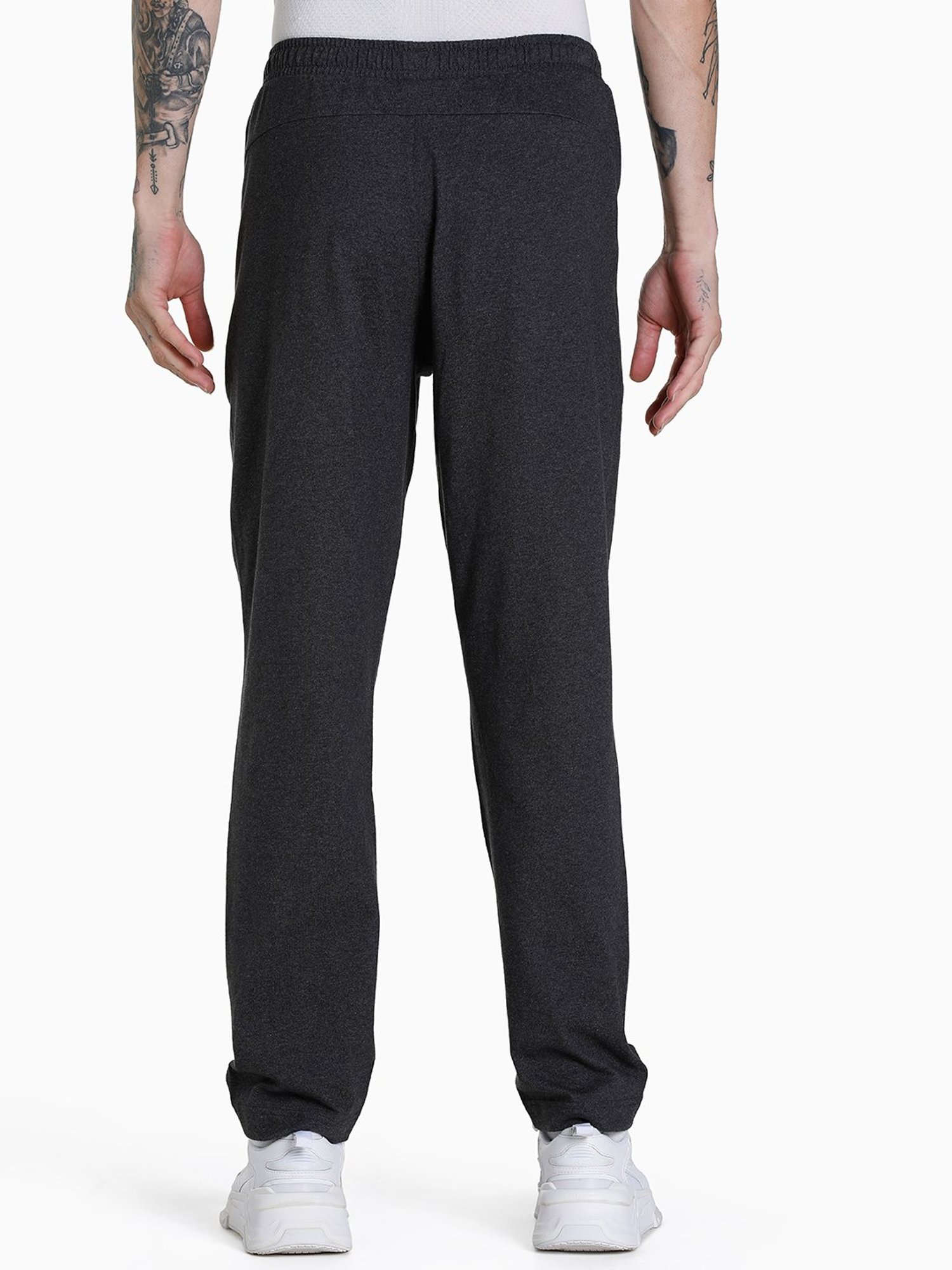 Parx Black Jogger Fit Joggers