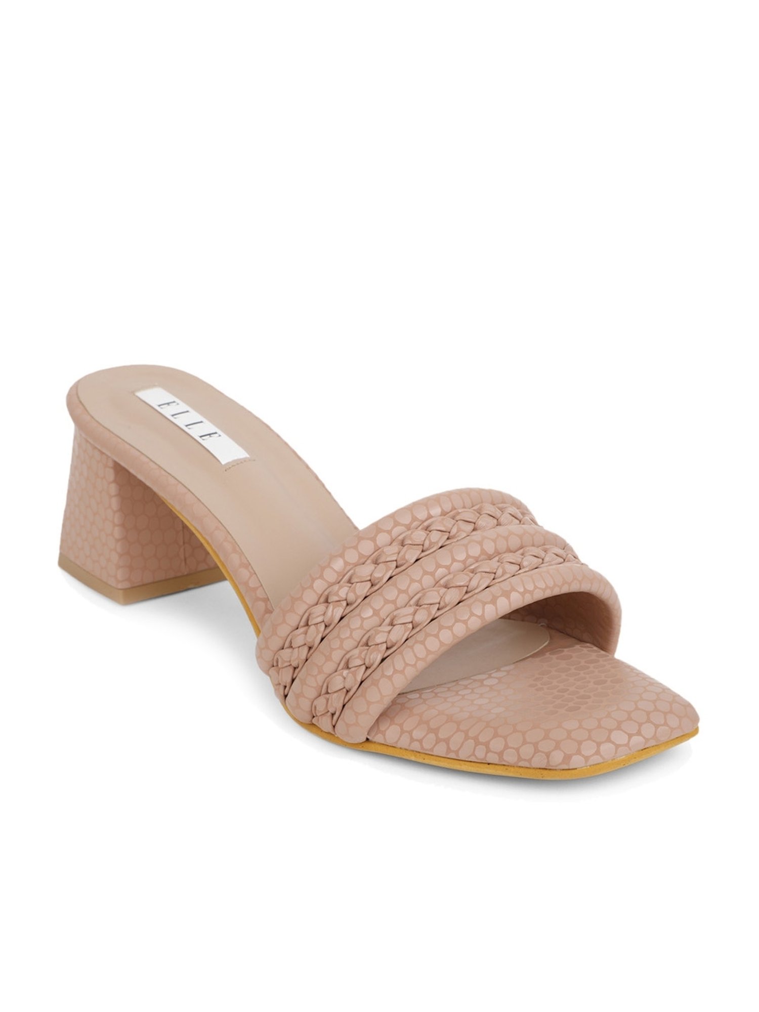 Elle Women's Peach Casual Sandals