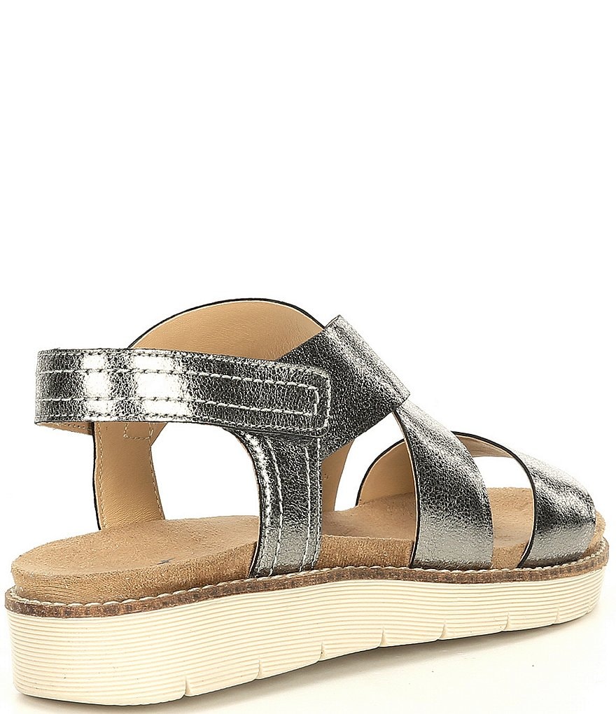 Diba True Cold Bay Metallic Platform Wedge Sandals