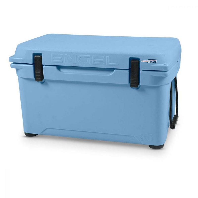 Engel Coolers 35 Quart 42 Can High Performance Roto Molded Cooler, Arctic Blue