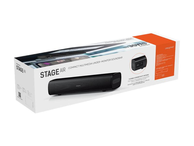 Creative Stage 2.1 High Performance Under-monitor Soundbar with Subwoofer