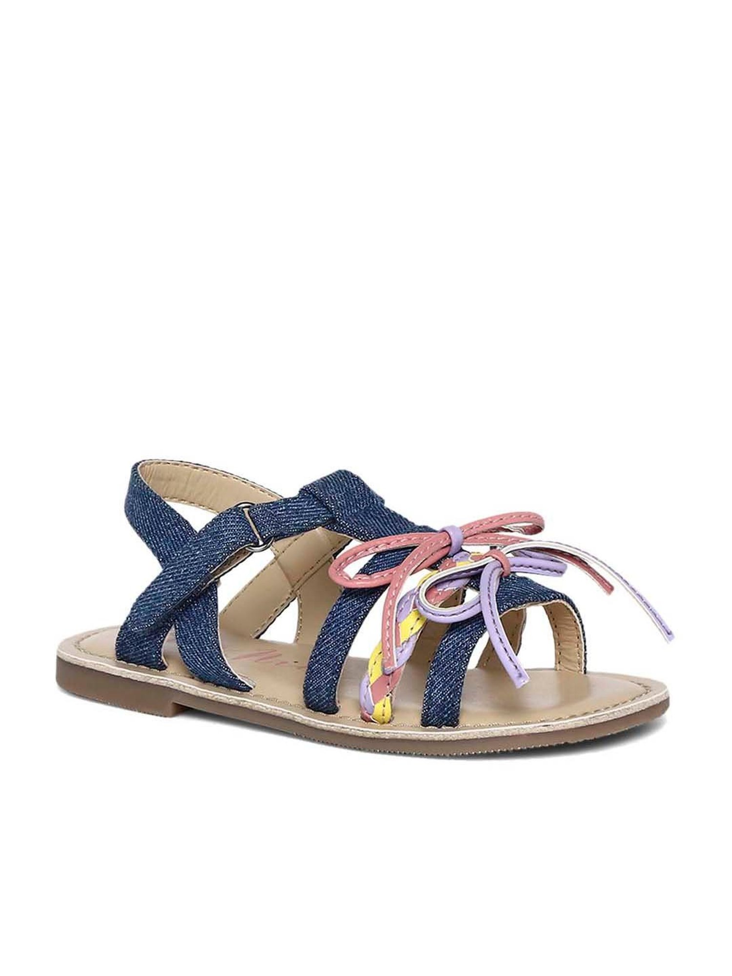 Aria Nica Kid's Funk Blue Ankle Strap Sandals