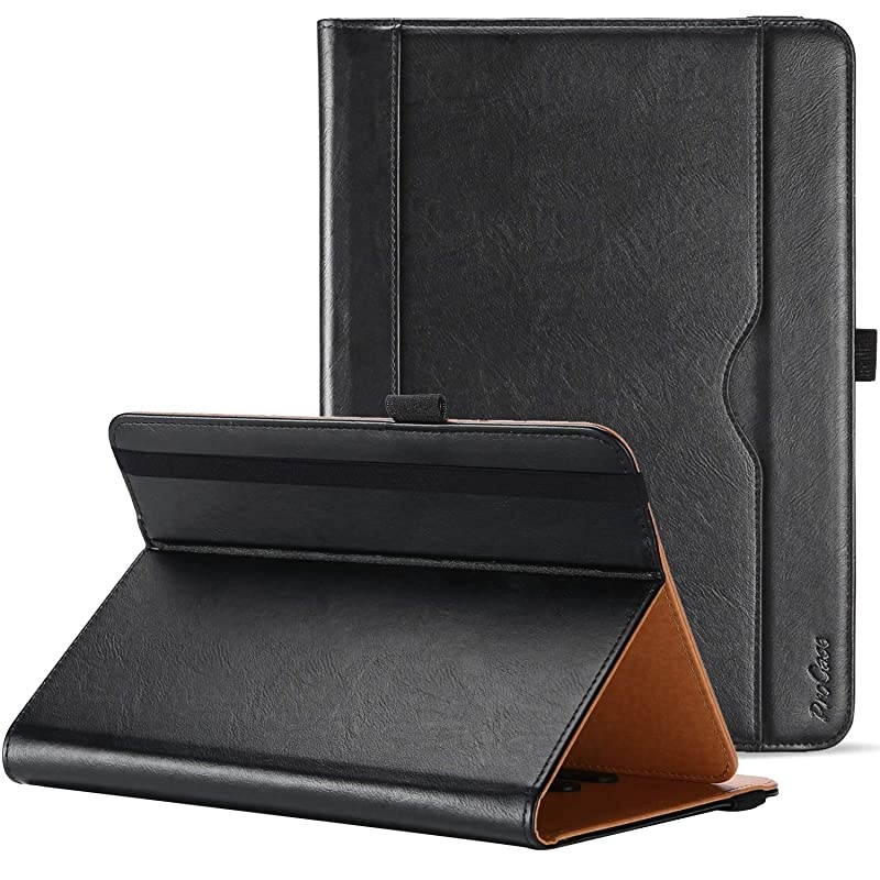 Universal Case for 9 - 10 inch Tablet, Stand Folio Universal Tablet Case Protective Cover for 9" 10.1" Touchscreen Tablet, with Adjustable Fixing Band and Multiple Viewing Angles &ndash; Black