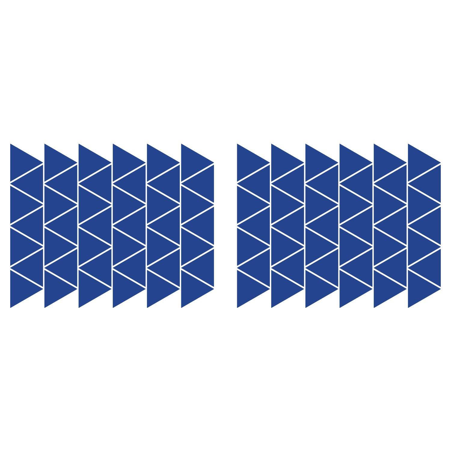 LiteMark 2 Inch Black Removable Triangle Decals - Pack of 84