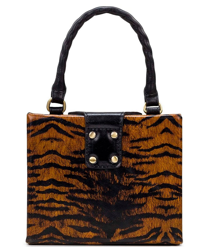 Patricia Nash Tiger Collection Avadi Box Bag