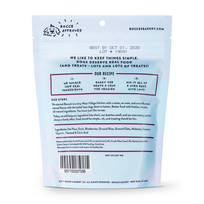 Bocce's Bakery Quack Quack Quack Dog Training Treats Dog Treats - 6oz